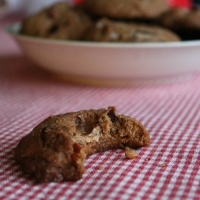 Pecan Caramel Zeezout Chocolate Chip Cookies